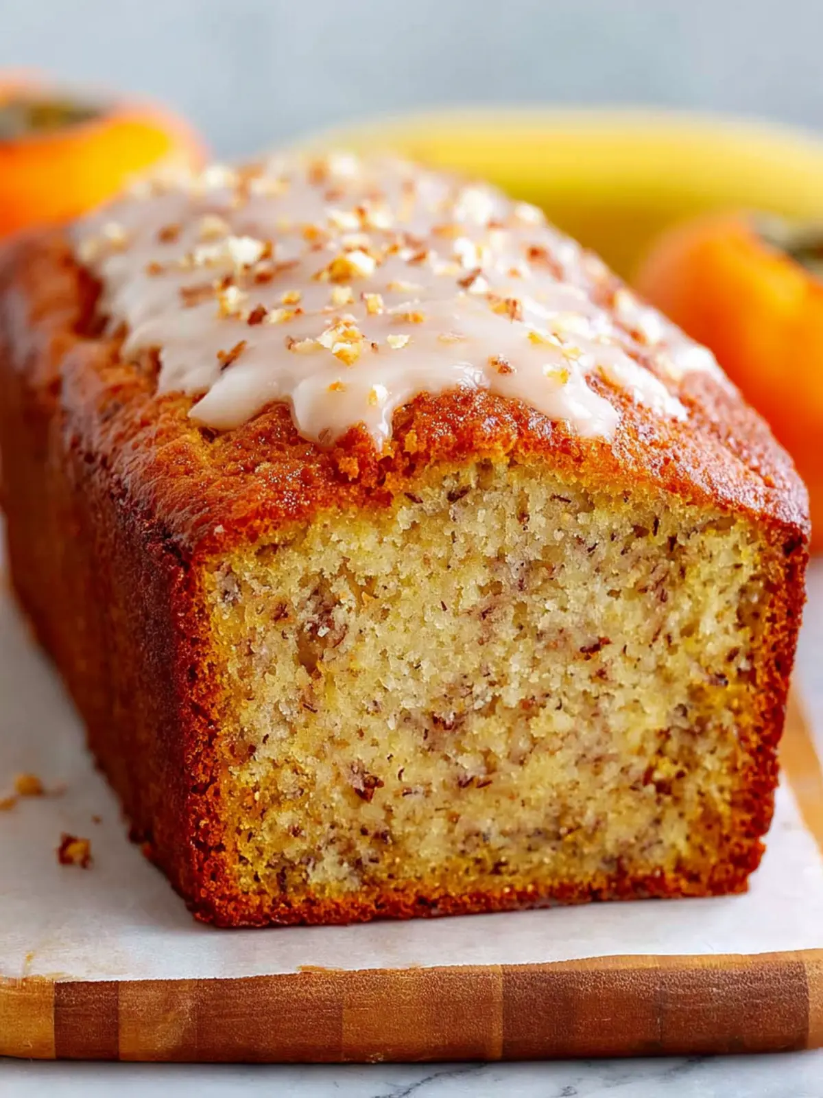 Persimmon Bread with Coconut Oil First Image