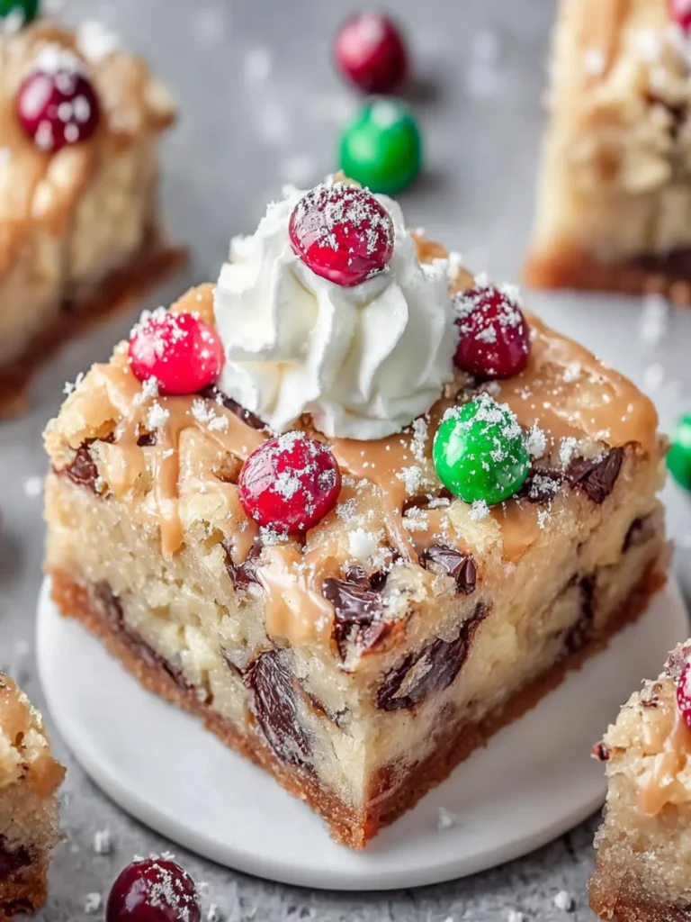 Irresistible Christmas Blondies Recipe for Festive Cheer First Image