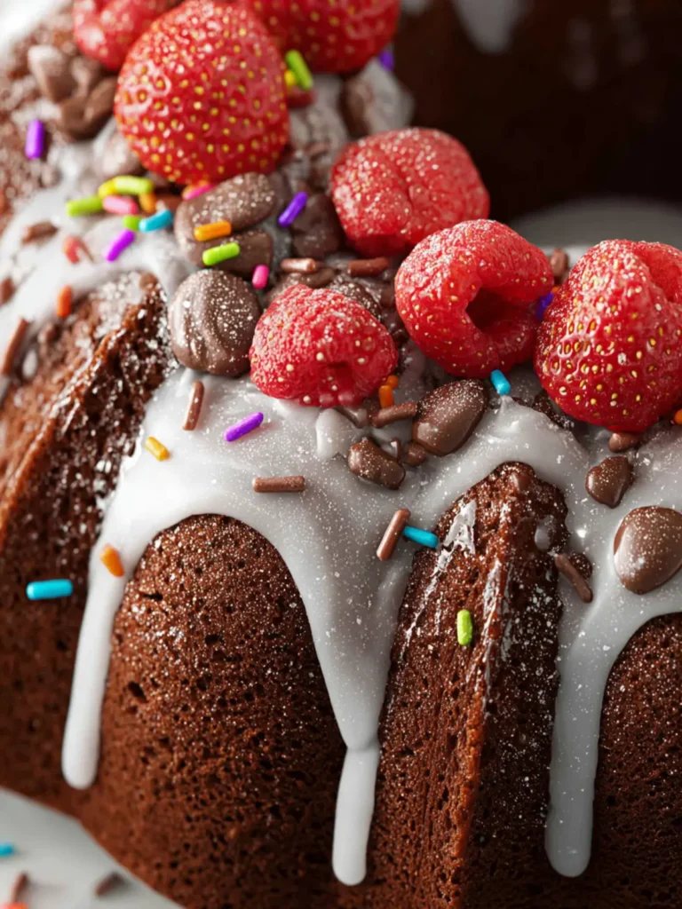 Chocolate Pound Cake First Image