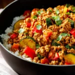 One-Pan Ground Turkey Curry First Image