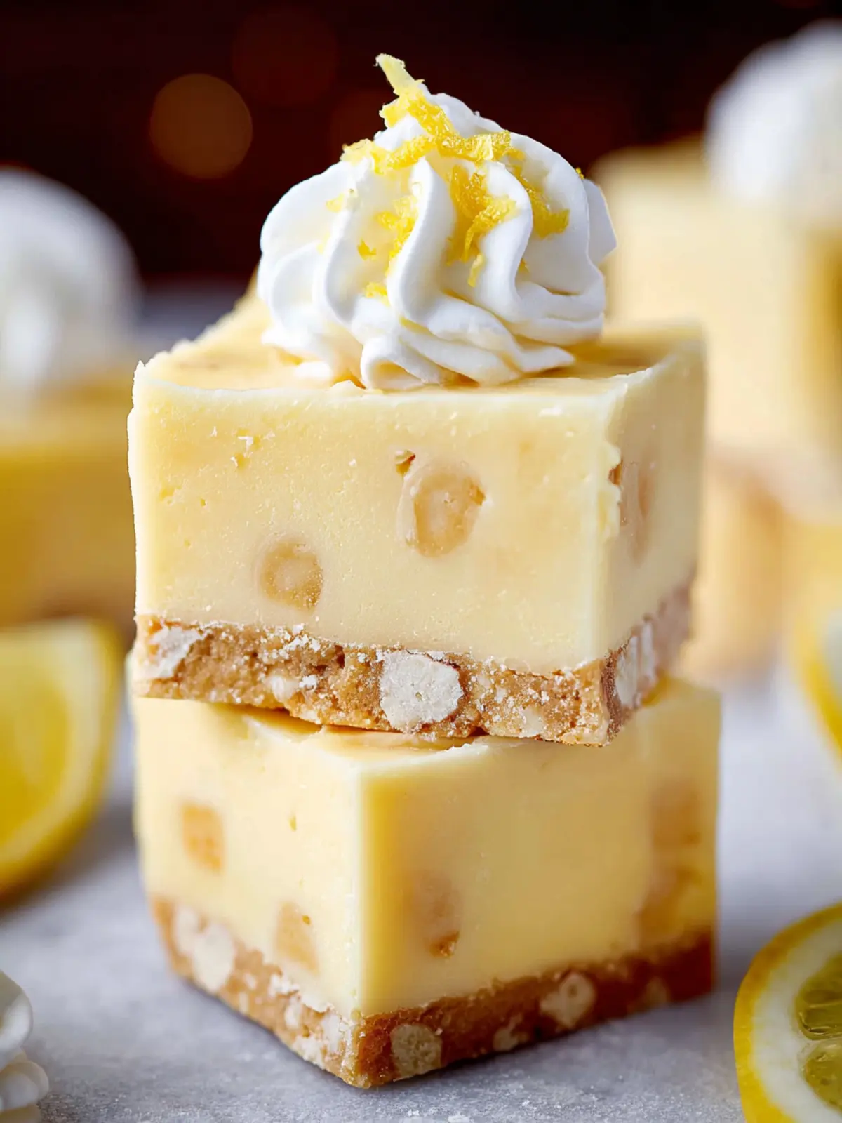 No-Bake Lemon Oreo Fudge First Image