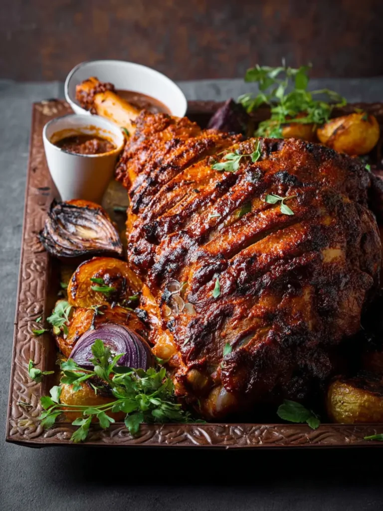 Harissa Roasted Leg of Lamb First Image
