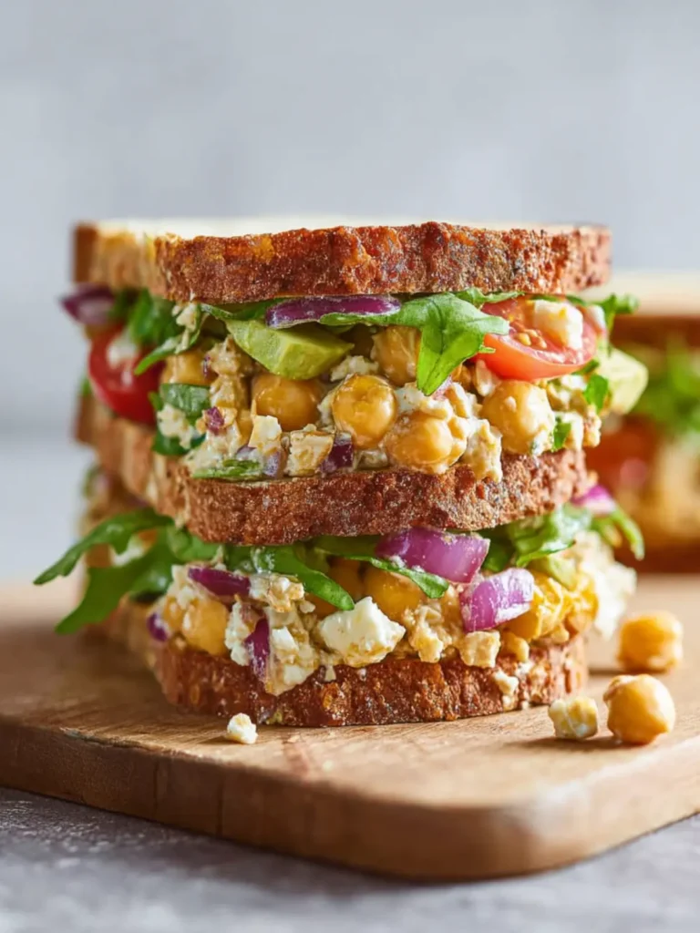 Easy Chickpea Salad Sandwich First Image