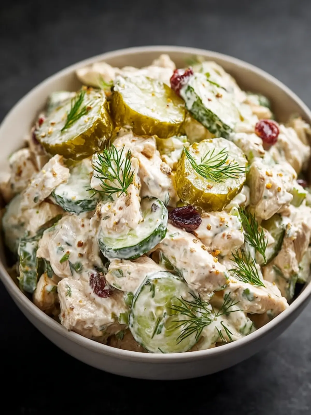 Dill Pickle Chicken Salad: The Ultimate Creamy, Tangy, Protein-Packed Favorite First Image