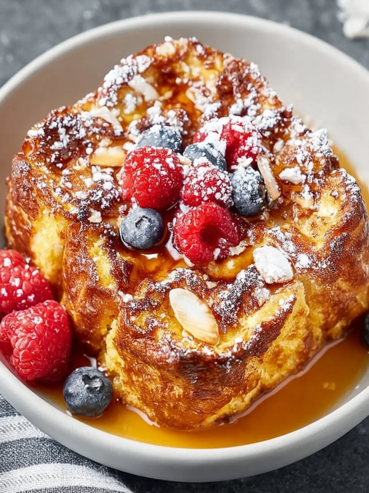 Easy Brioche French Toast Casserole: A Sweet Breakfast Delight First Image