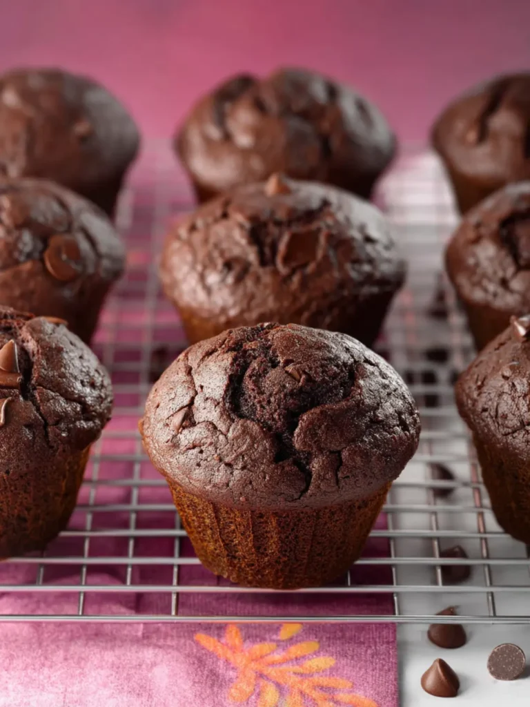 Double Chocolate Muffins First Image