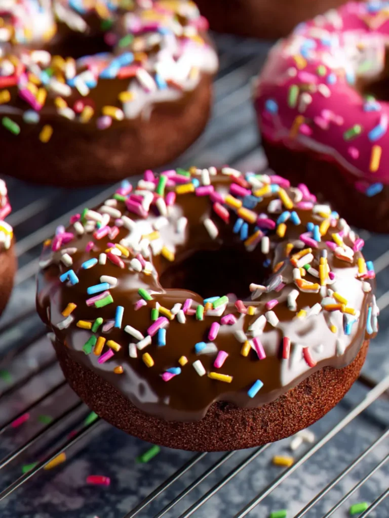 Gluten-Free Chocolate Cake Donuts First Image