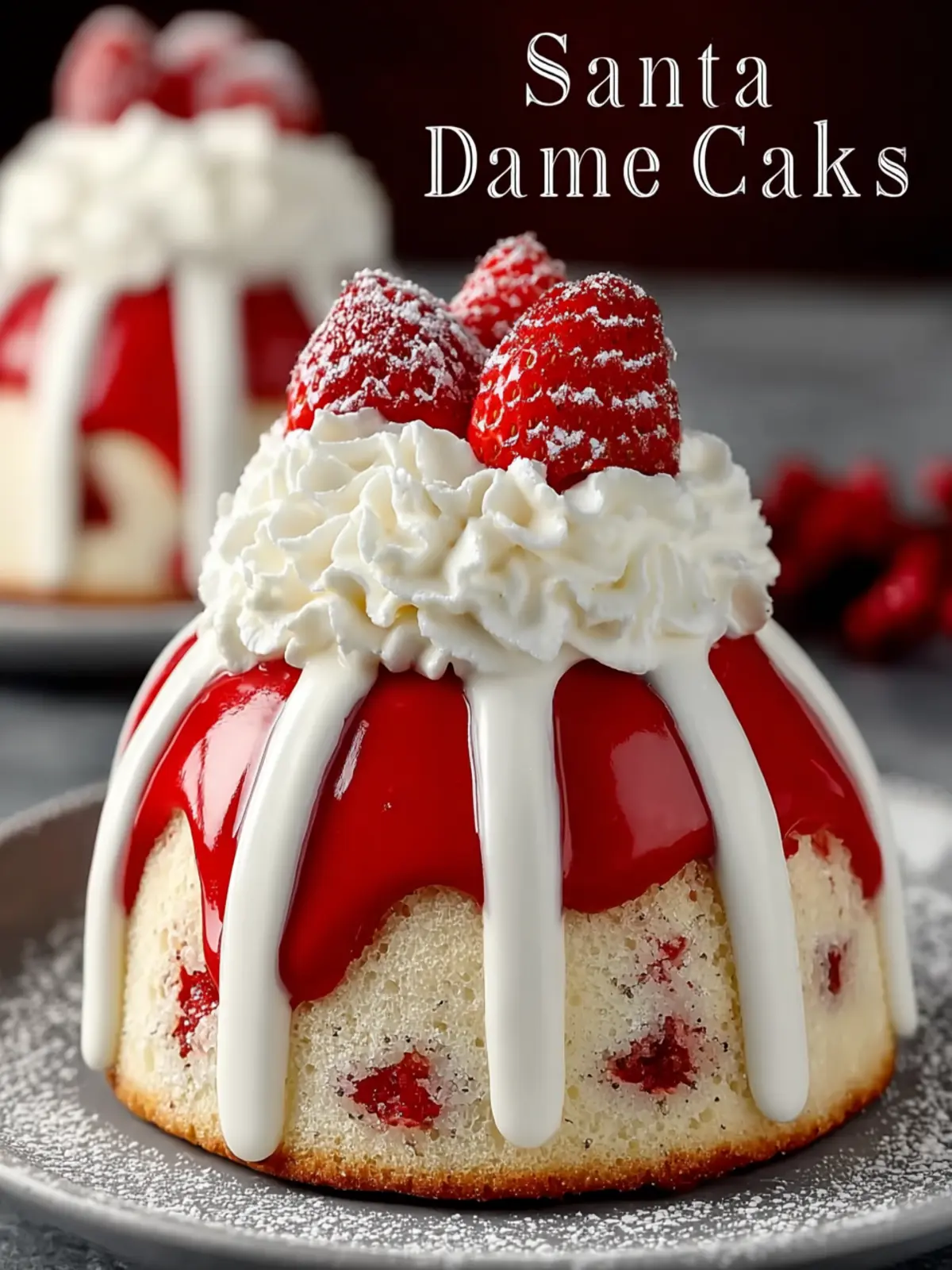 Santa Claus Dome Cakes First Image