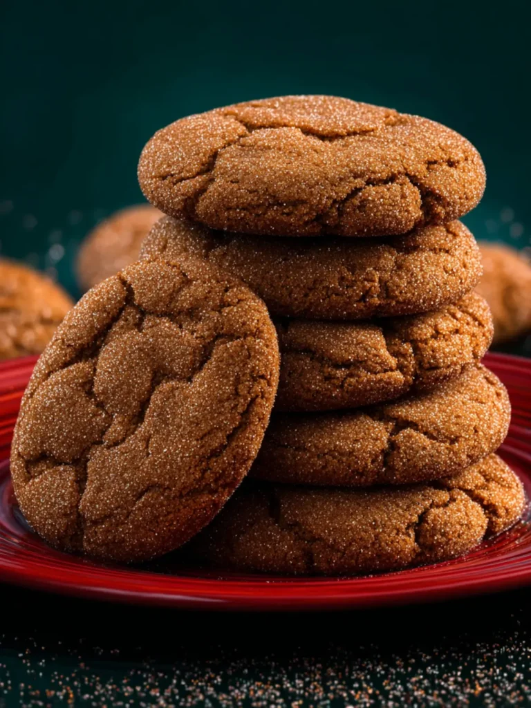 Ginger Molasses Cookies First Image