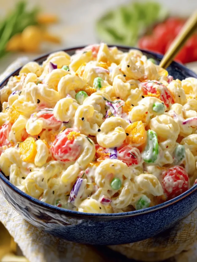 Greek Yogurt Macaroni Salad (Creamy and Light) First Image