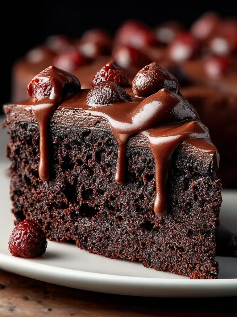 4 Ingredient Healthy Chocolate Cak First Image