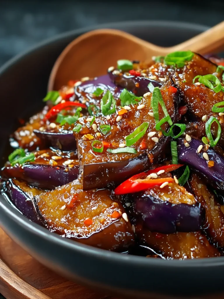 Irresistible Sticky Garlic Eggplant Recipe for Everyone First Image