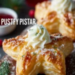 Festive Christmas Puff Pastry Star Appetizer First Image