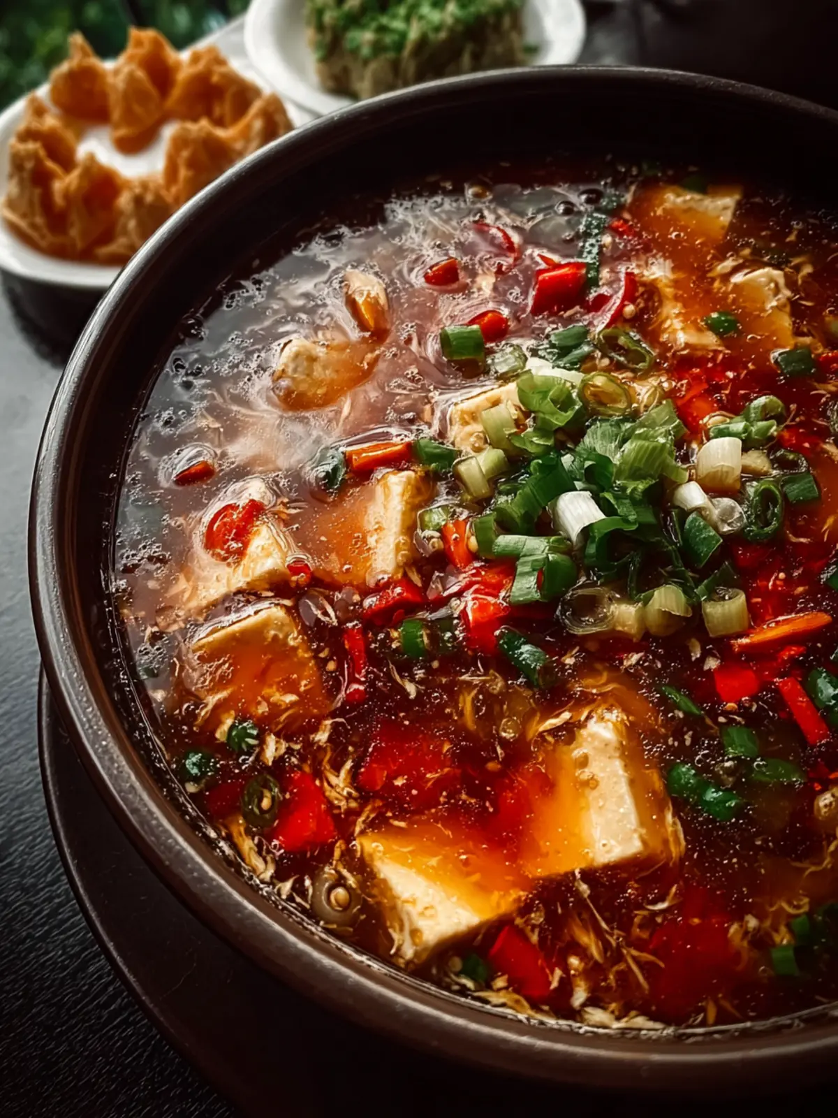 Chinese Style Hot and Sour Soup First Image