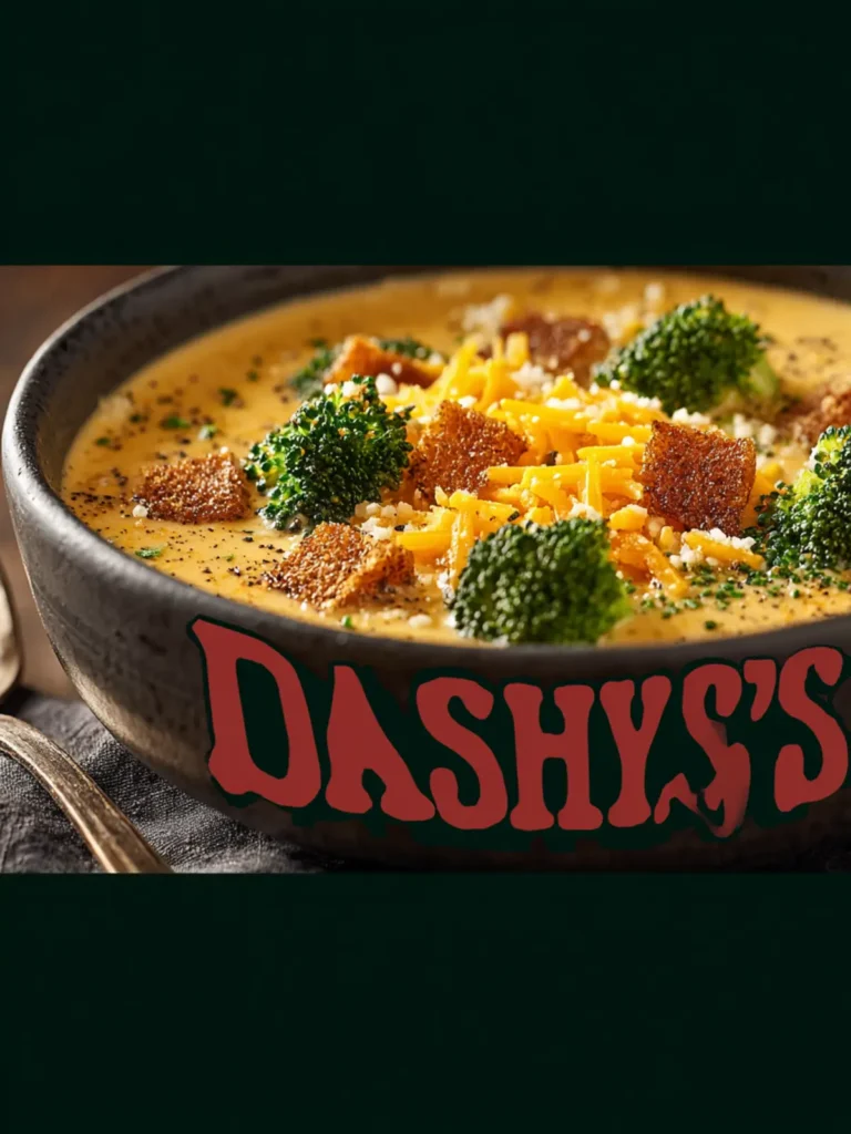 Creamy Crockpot Broccoli Cheese Soup Recipe First Image