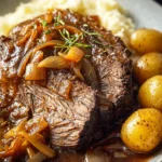 Hearty Instant Pot French Onion Pot Roast Recipe Delight First Image