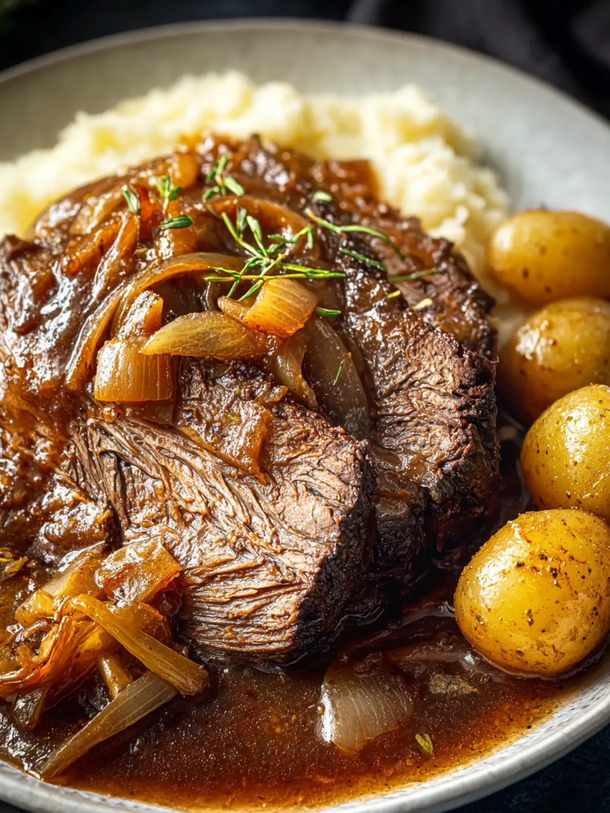 Hearty Instant Pot French Onion Pot Roast Recipe Delight First Image
