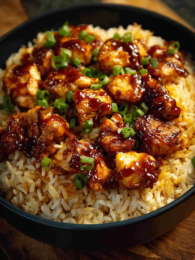 Honey BBQ Chicken Rice – Easy Family Dinner First Image