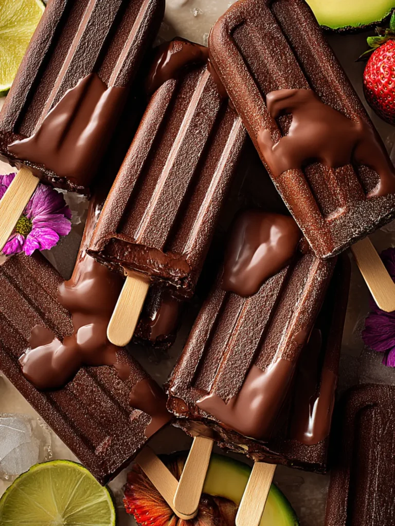 Irresistible Chocolate Avocado Fudgesicles Recipe First Image