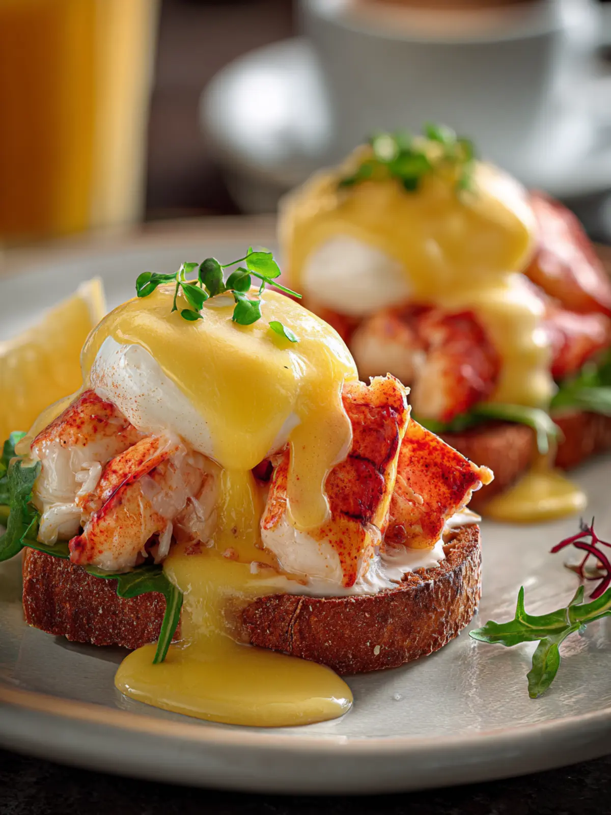 Lobster Eggs Benedict First Image