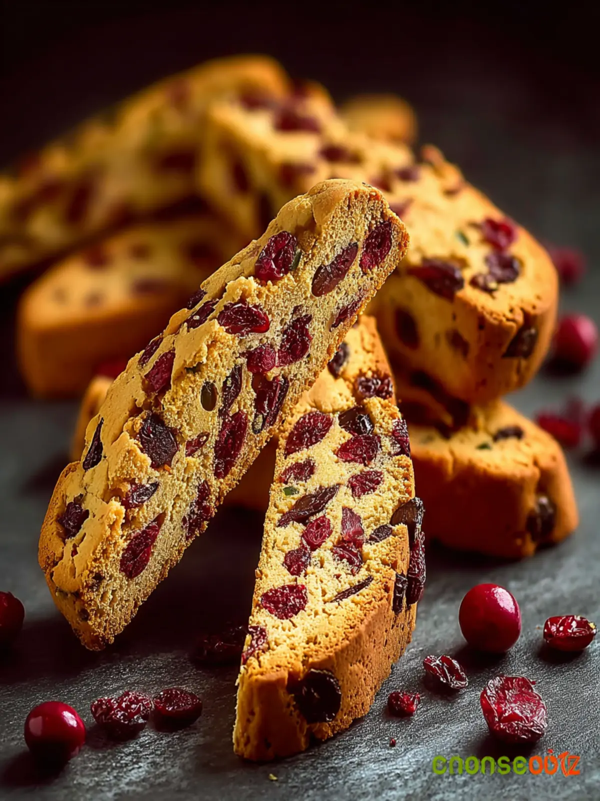 Perfect Cranberry Biscotti First Image
