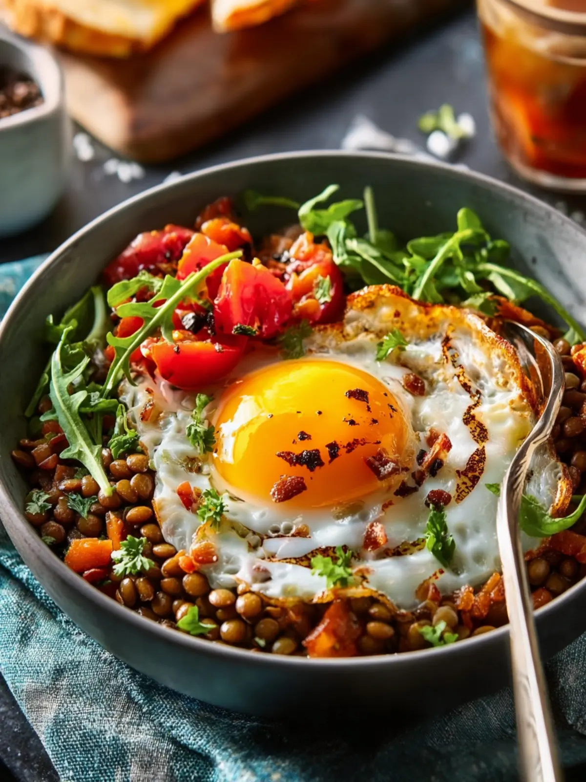 Savory Lentil Breakfast Bowl First Image