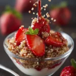 Strawberry Infused Quinoa Breakfast Cereal First Image