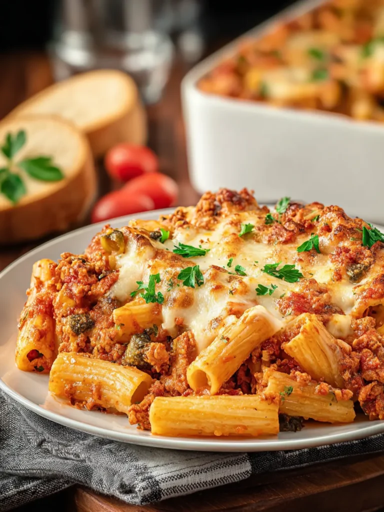 Irresistible Meatless Baked Ziti: Comfort Food Bliss First Image