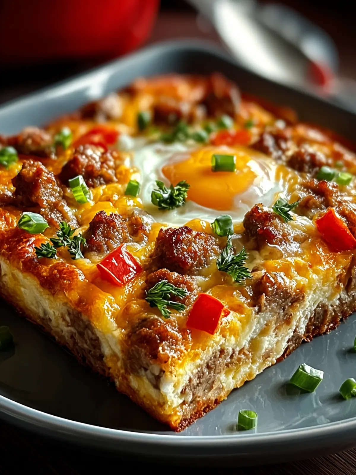 Hearty Sausage and Egg Casserole First Image