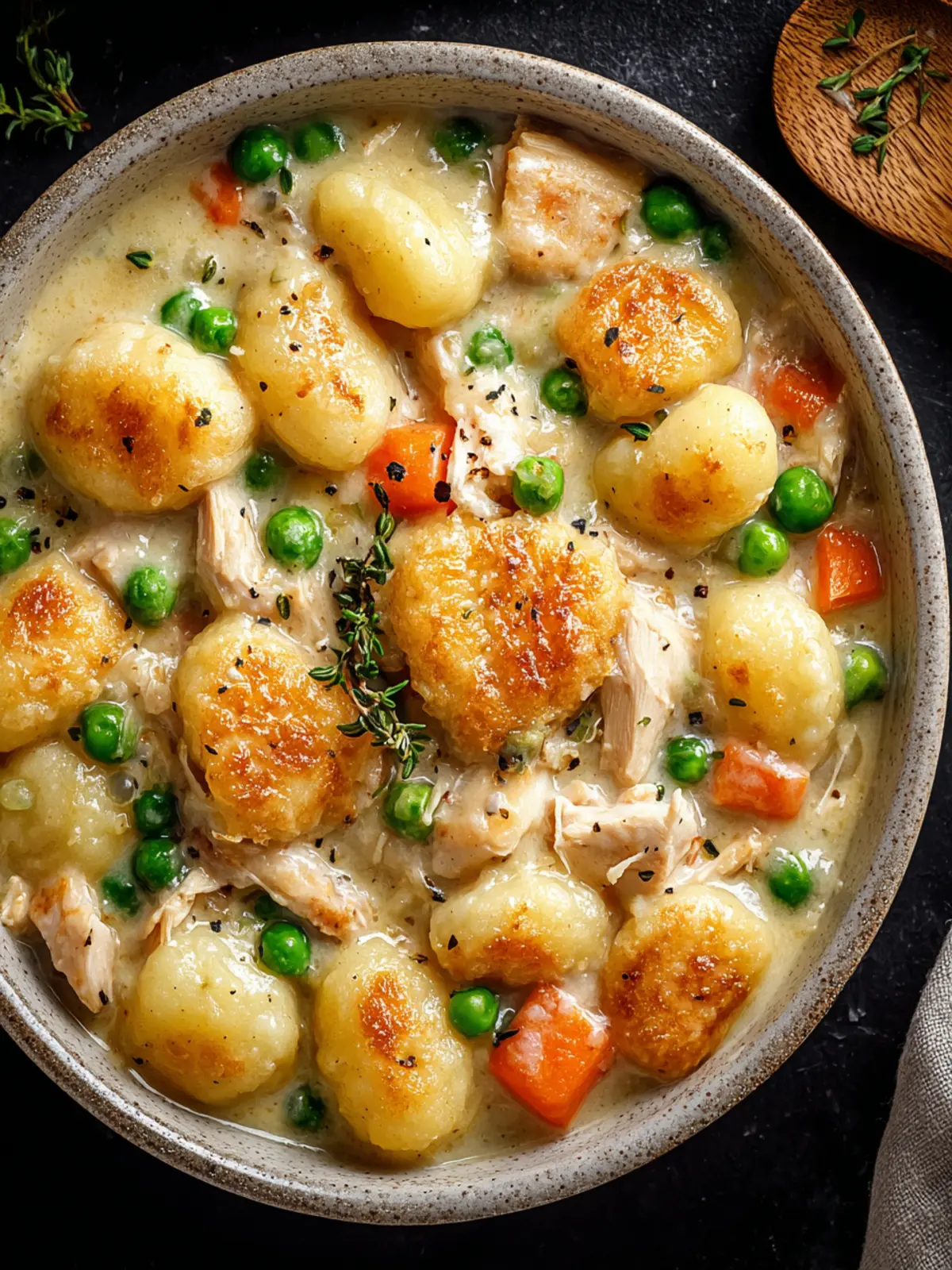Cozy One Pot Gnocchi Chicken Pot Pie Recipe Delight First Image