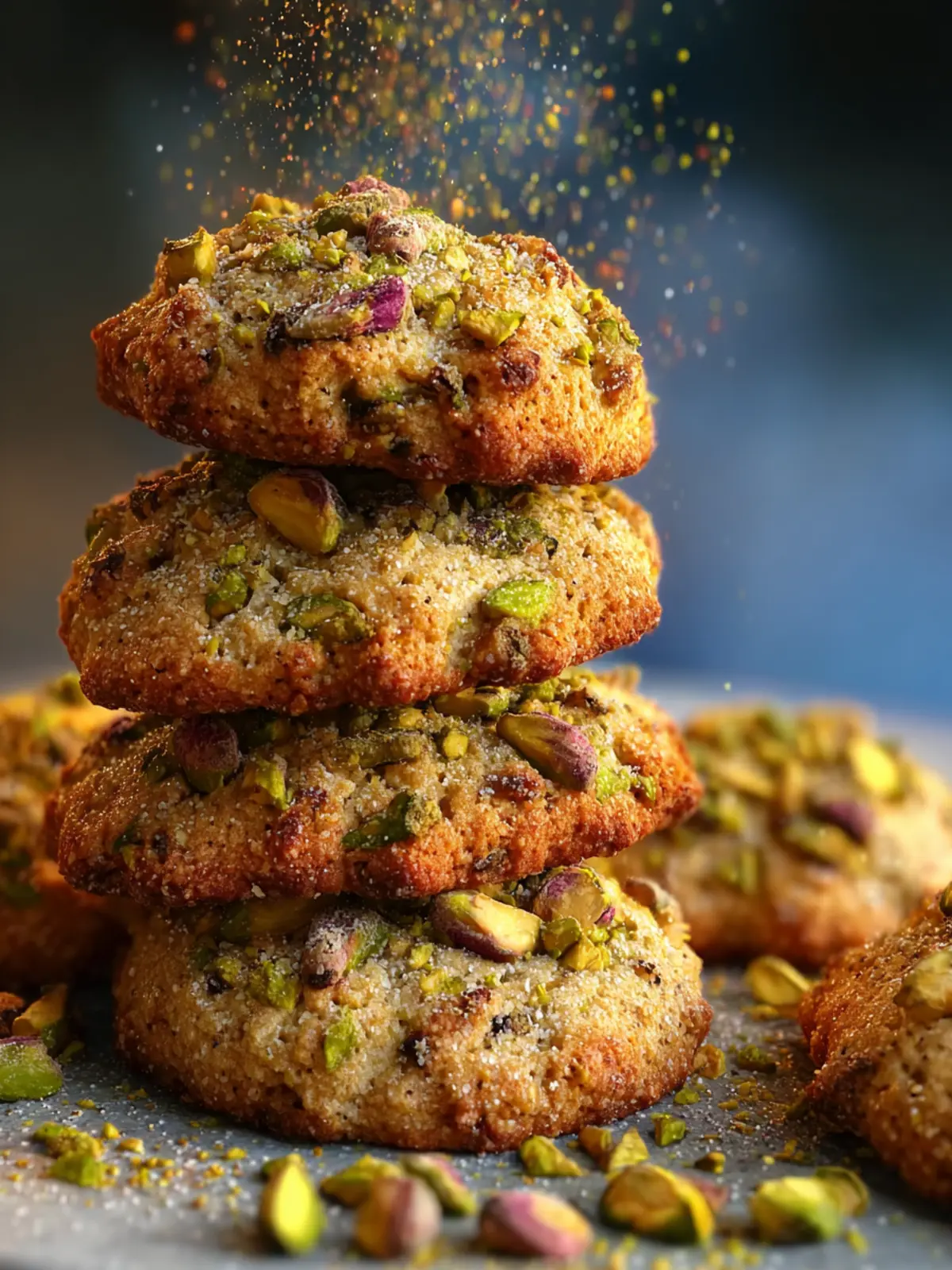 Salted Honey Pistachio Cookies First Image