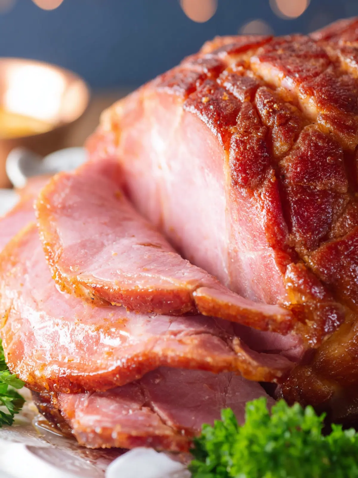 Brown Sugar Slow Cooker Ham (Gluten-Free) First Image