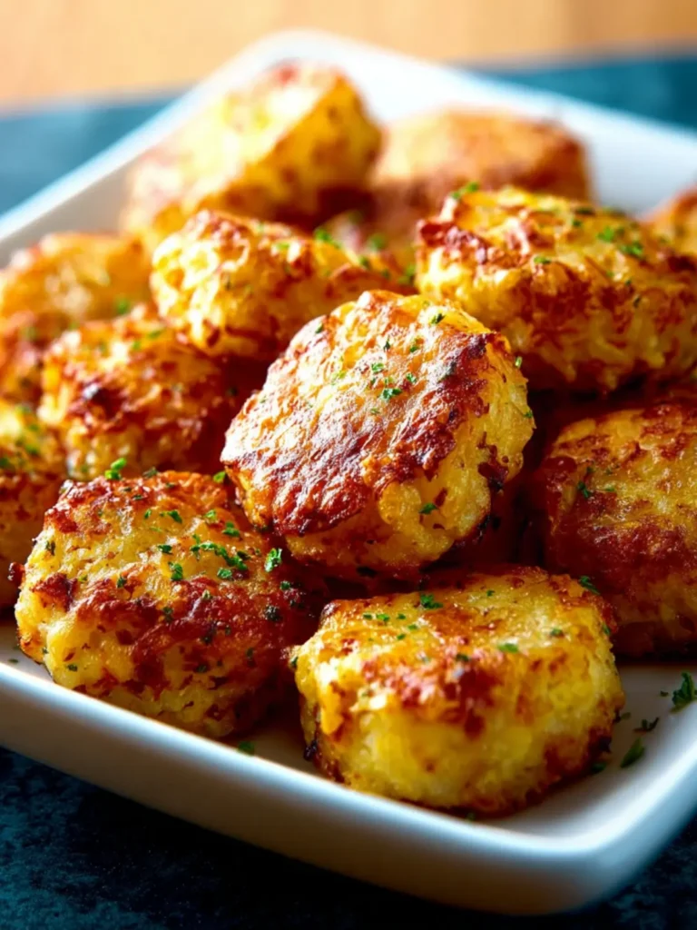 Cheesy Baked Cauliflower Tots First Image