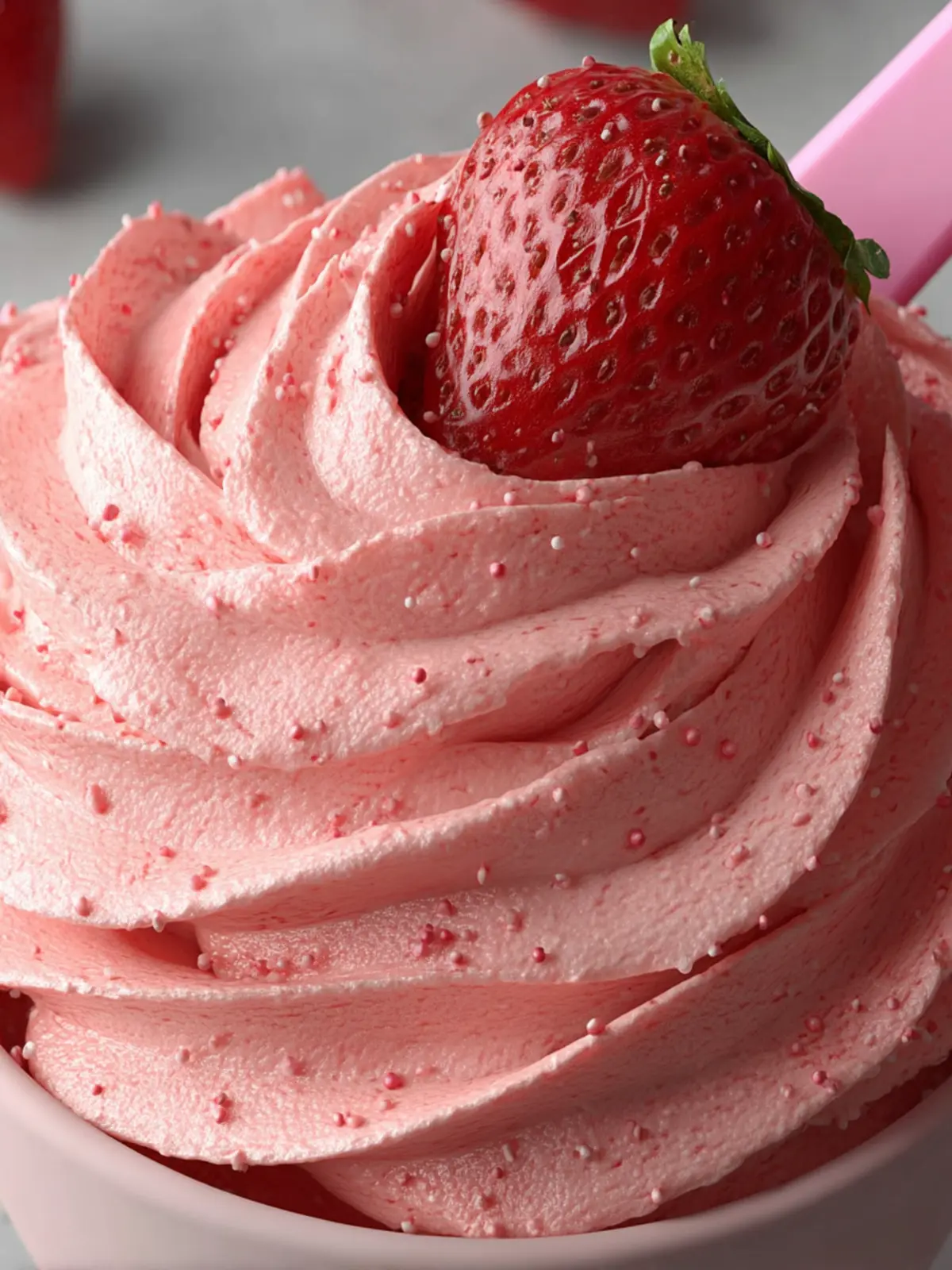 Strawberry Buttercream Frosting First Image