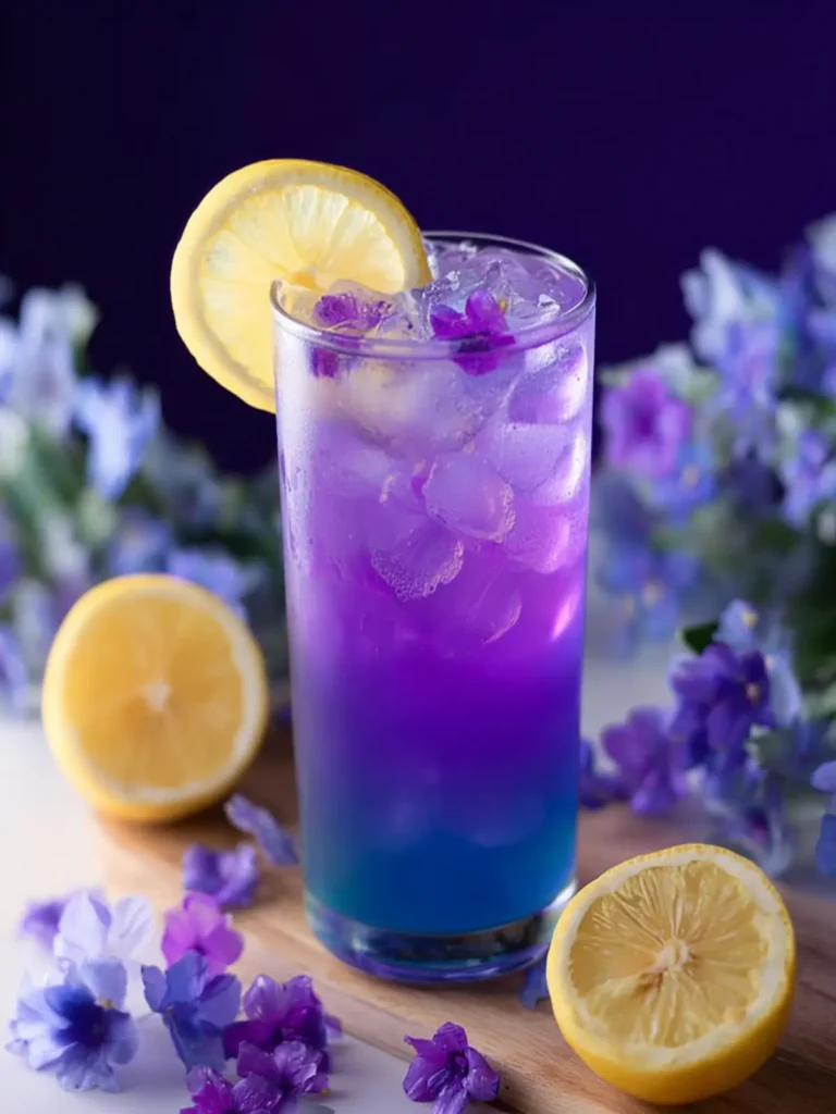 Butterfly Pea Flower Lemonade First Image