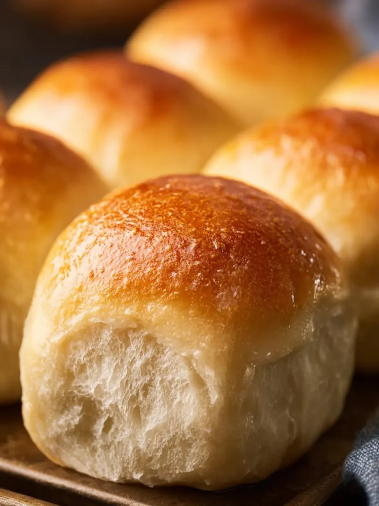 Homemade Soft Dinner Rolls First Image