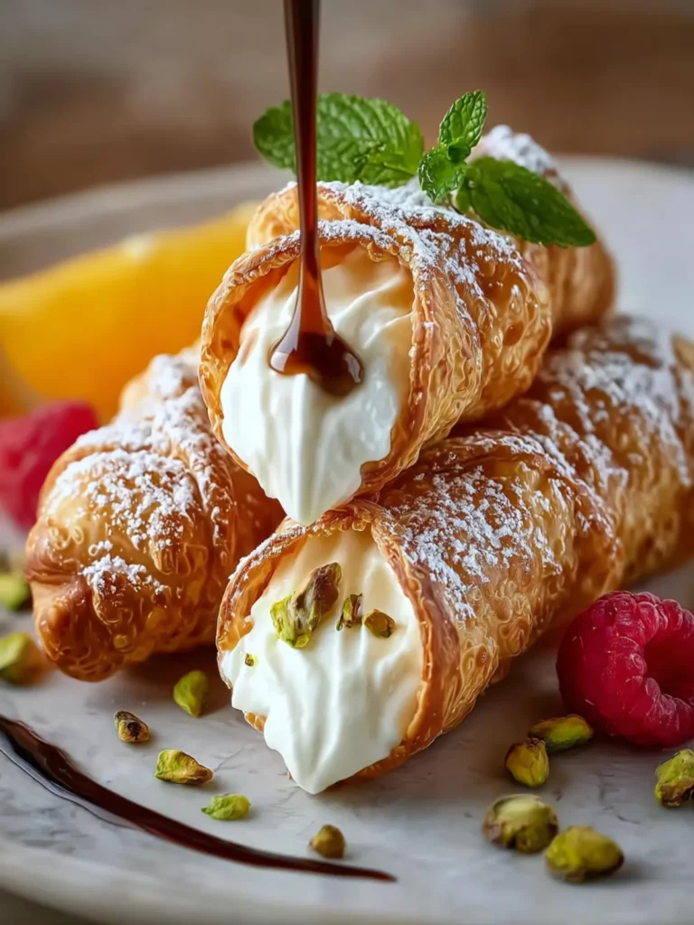 Italian Cream Stuffed Cannoncini First Image
