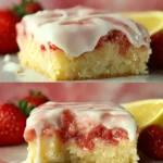 Strawberry Lemon Blondies First Image