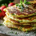 Ultra Soft Zucchini Pancakes First Image