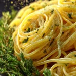 angel hair pasta garlic herbs First Image