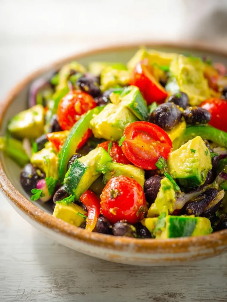 avocado black bean salad First Image