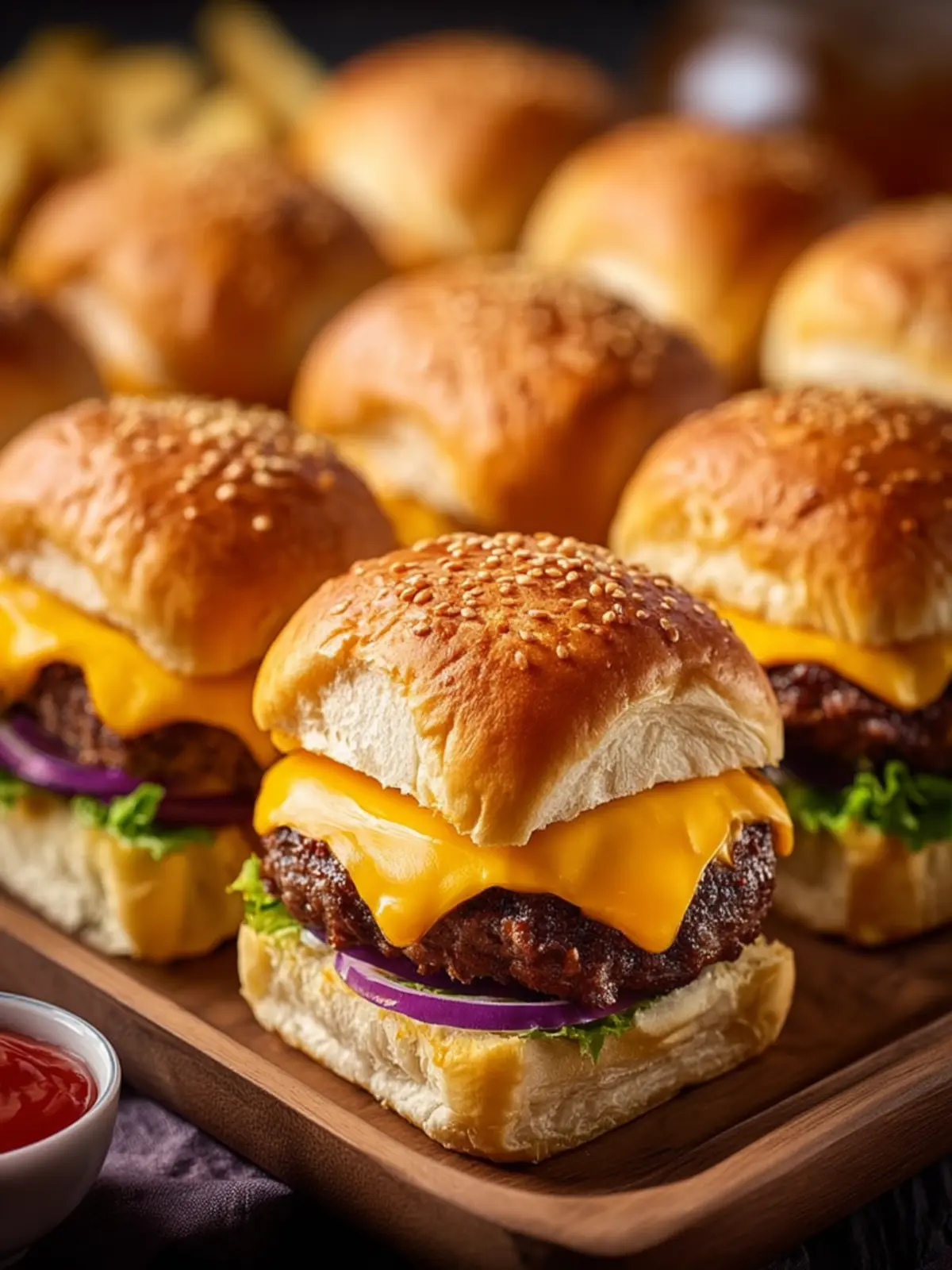 baked cheeseburger sliders First Image
