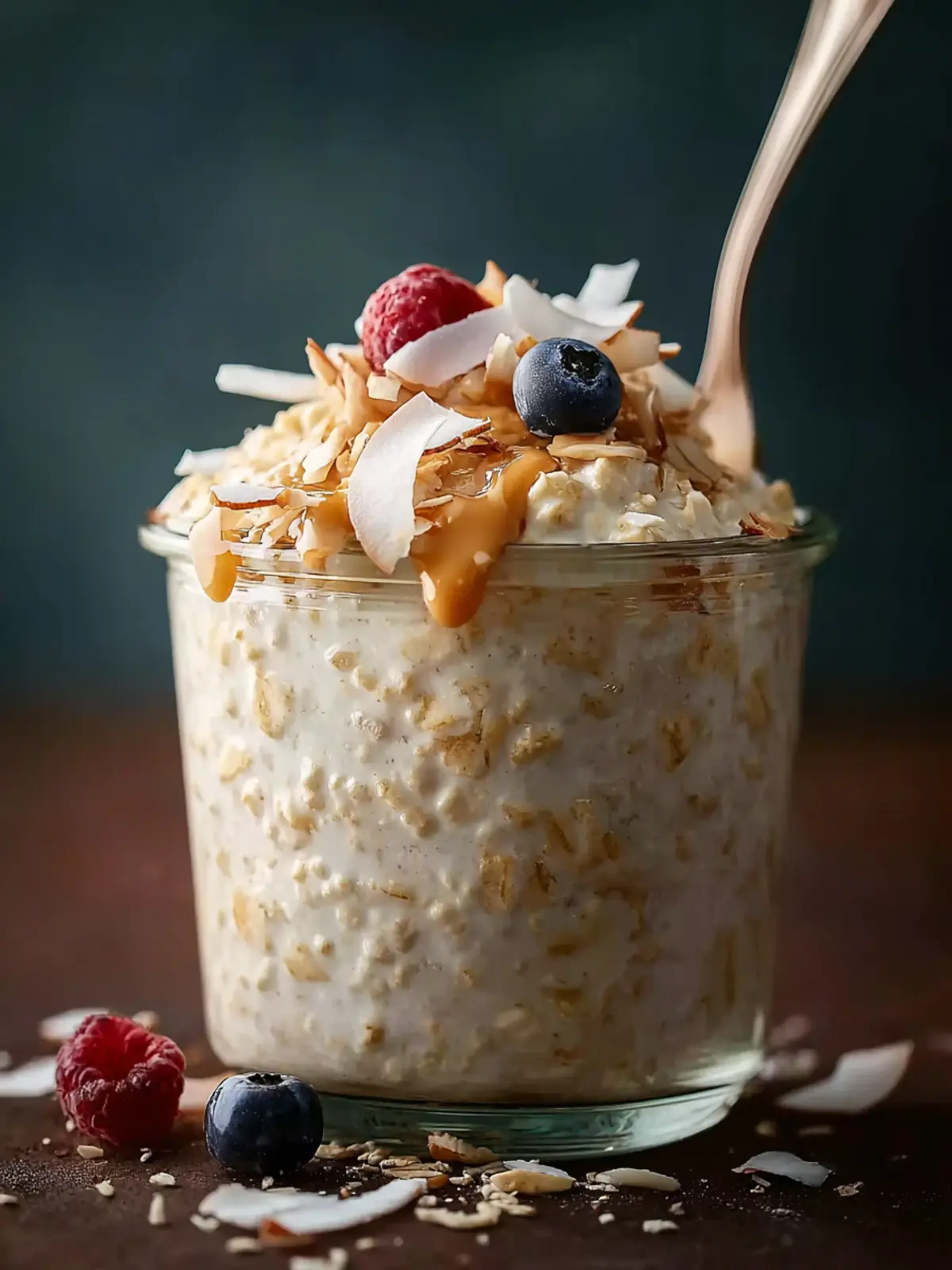 coconut cream pie overnight oats First Image