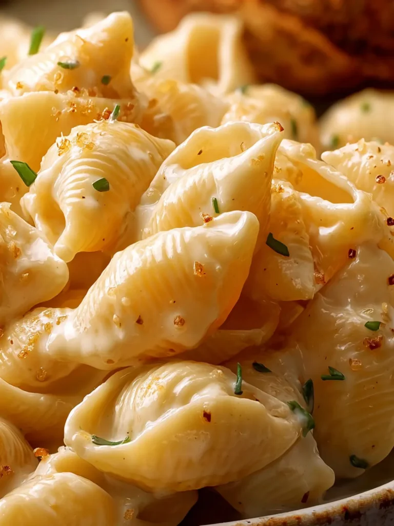 creamy garlic shells First Image