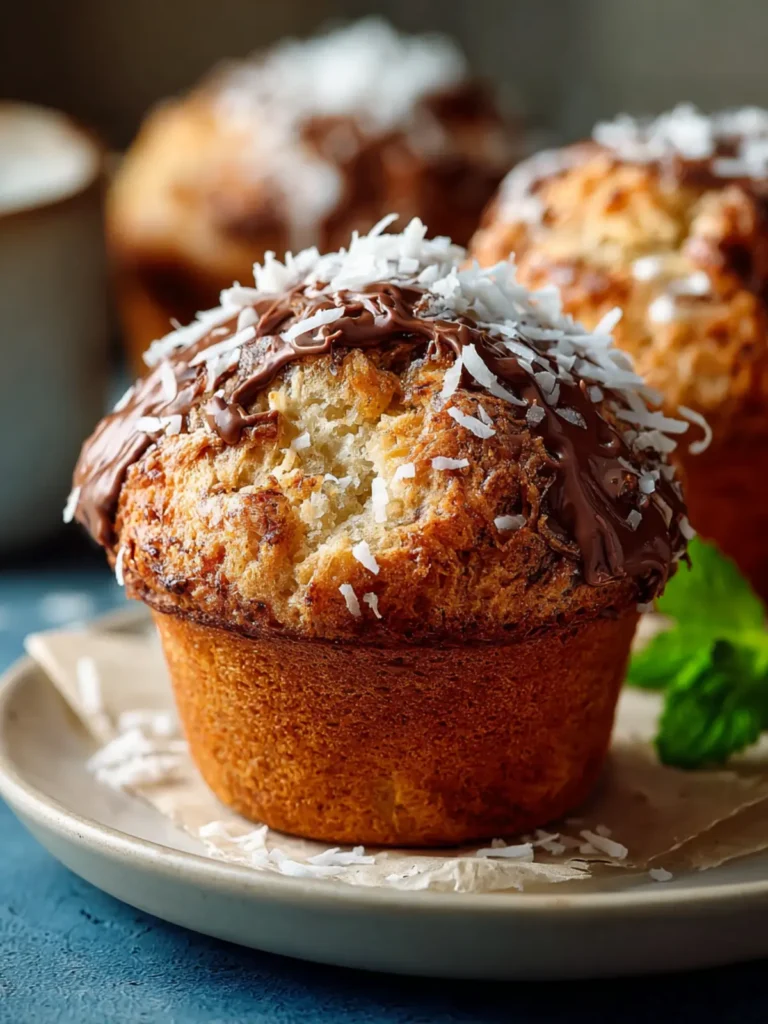 nutella coconut muffins First Image