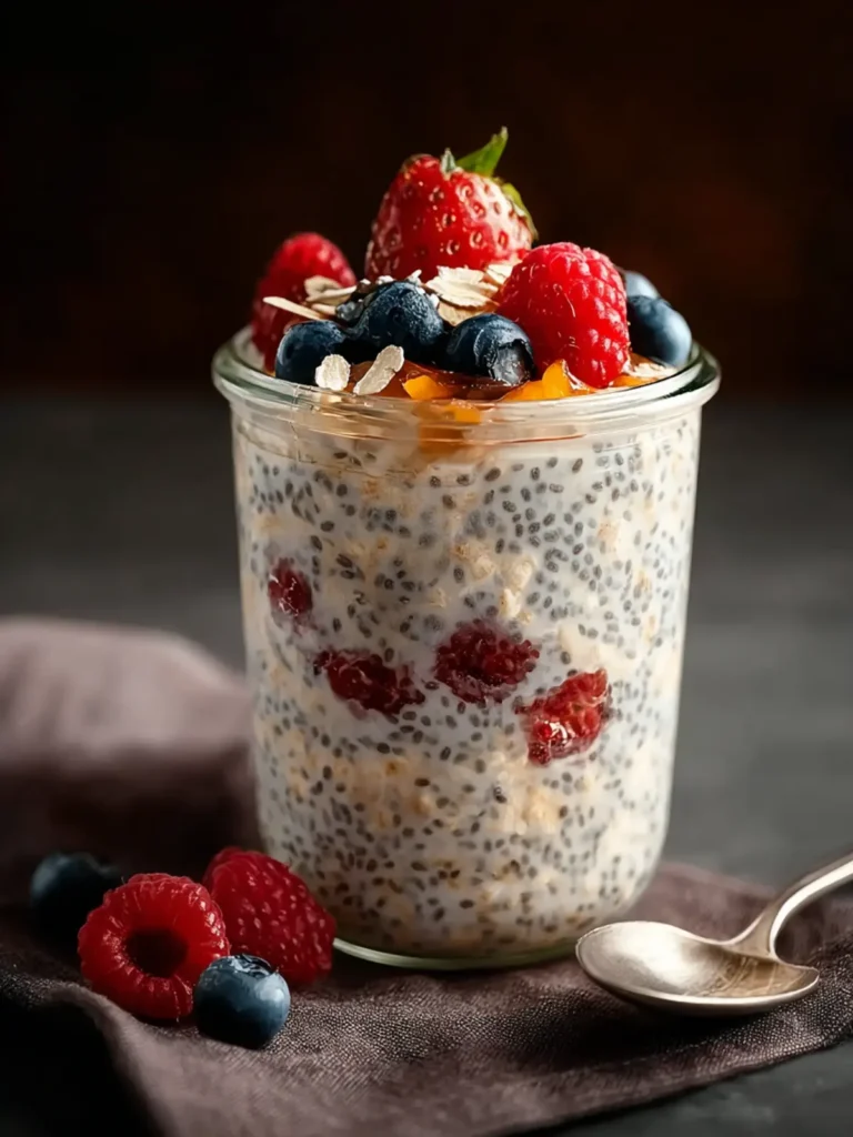 Best Overnight Oats With Coconut Milk And Chia Seeds First Image