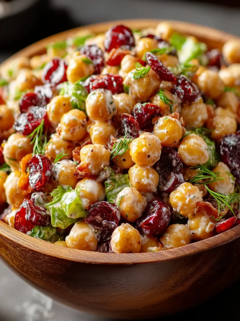 Chickpea Cranberry Salad First Image