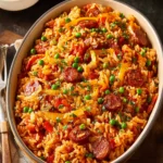 Chorizo Rice {Dump & Bake} First Image