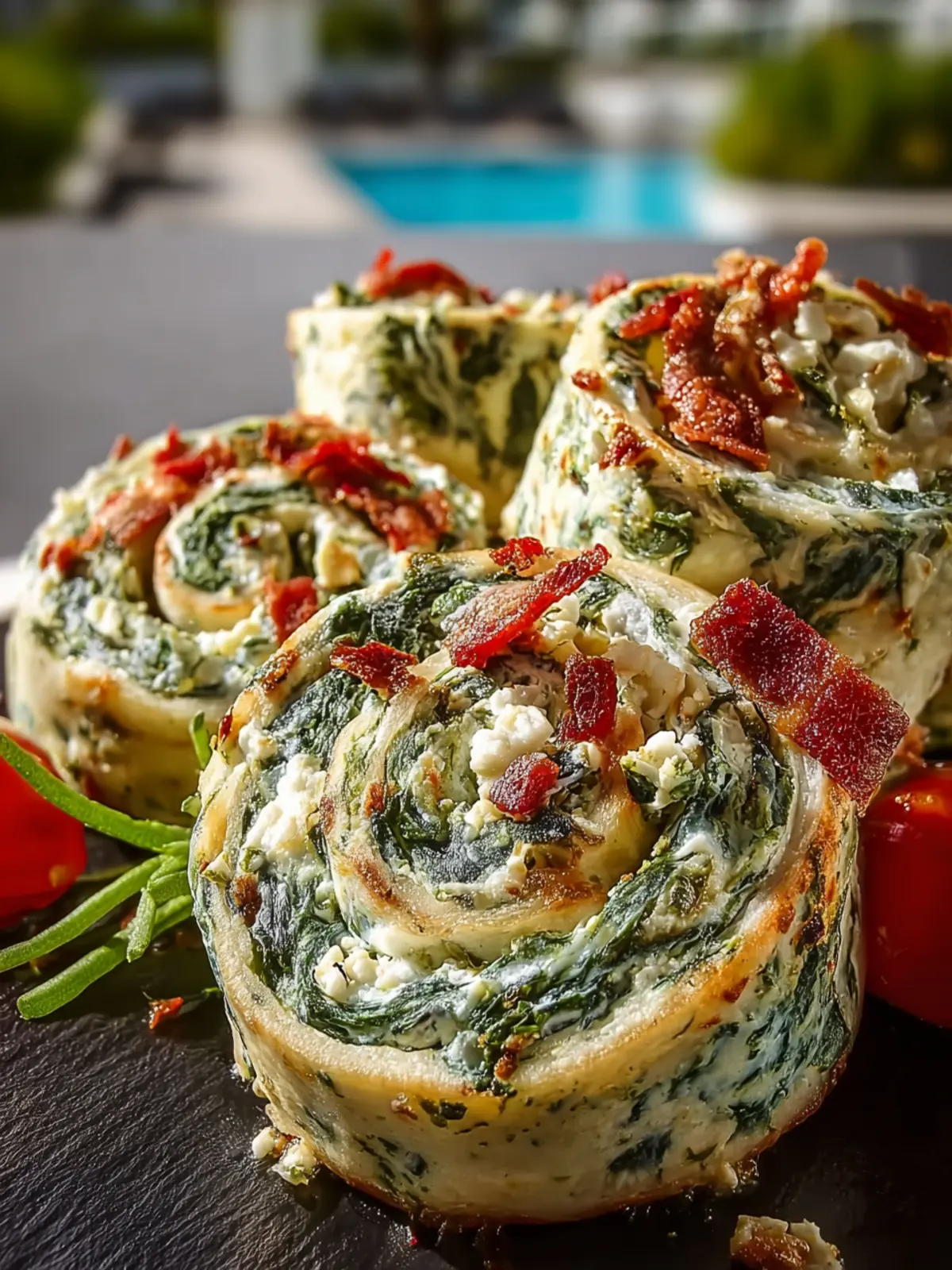 Classic Spinach Dip Pinwheels First Image