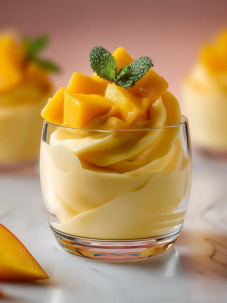 Mango Mousse Recipe First Image